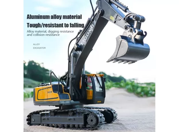 1/20 SCALE REMOTE CONTROL EXCAVATOR RC ALLOY CAR CONSTRUCTION ENGINEERING VEHICLE
