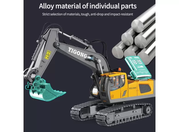 1/20 SCALE REMOTE CONTROL EXCAVATOR RC ALLOY CAR CONSTRUCTION ENGINEERING VEHICLE