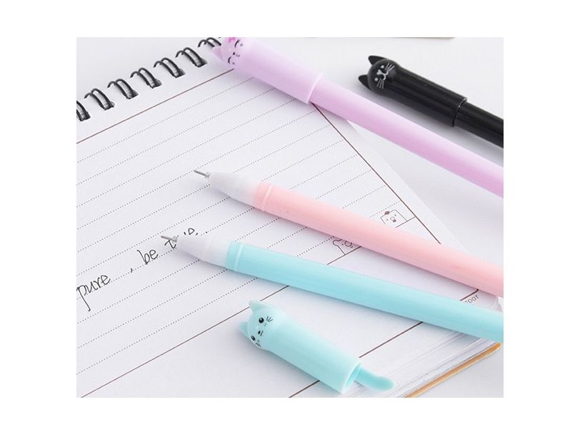 10Pcs/Set Gel Pen Kawaii Pen Stationery School supper cute girl's pen  Supplies Gel Ink Pen School Stationery Pen Kids Gifts